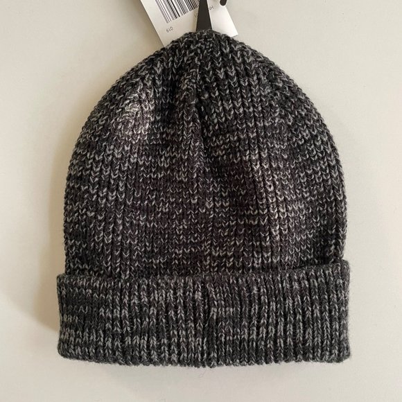 NWT Hurley M Max Cuff 2.0 Beanie Black Gray Heather One Size - Picture 7 of 8